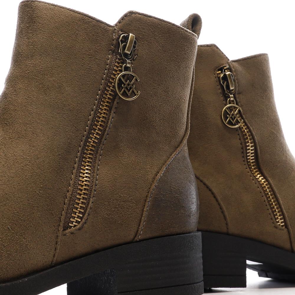 Bottines Marrons Femme Chattawak 8-Vamp vue 7
