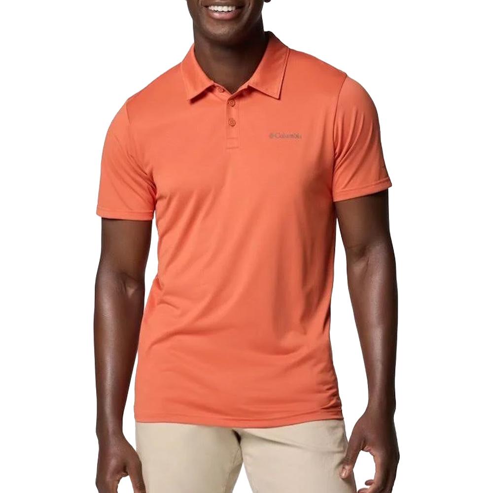 Polo Orange Homme Columbia Hike pas cher