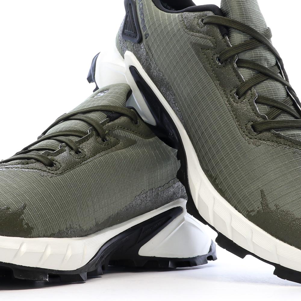 Chaussures de randonnées Kaki Homme Salomon Alphacross 4 vue 7