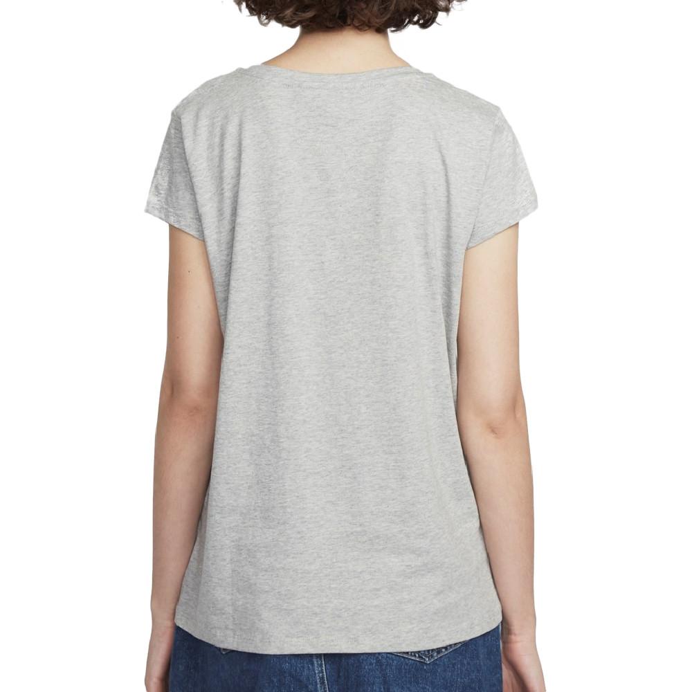 T-shirt Gris Femme French Connection Fcuk Fashion vue 2
