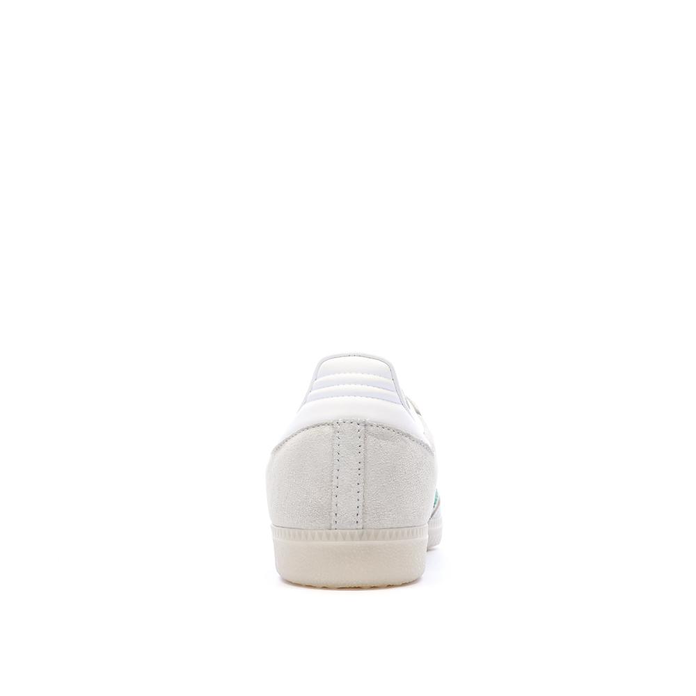 Baskets Grises/Vertes/Rouges Homme Adidas Samba vue 3