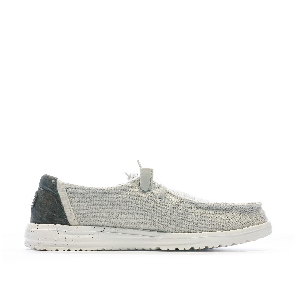 Chaussures Grises Femme Hey Dude Wendy Woven vue 2