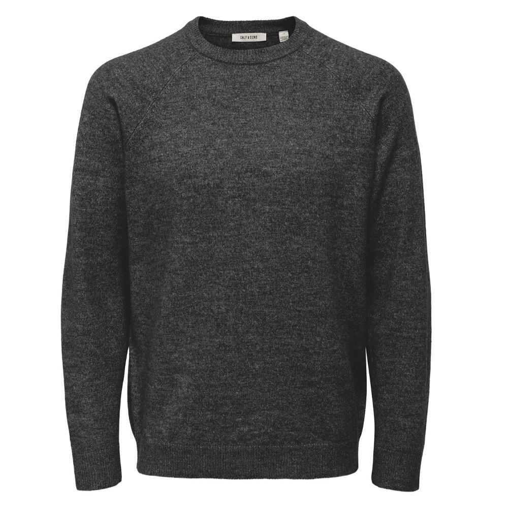 Pull Gris Foncé Homme Only & Sons Thomas pas cher