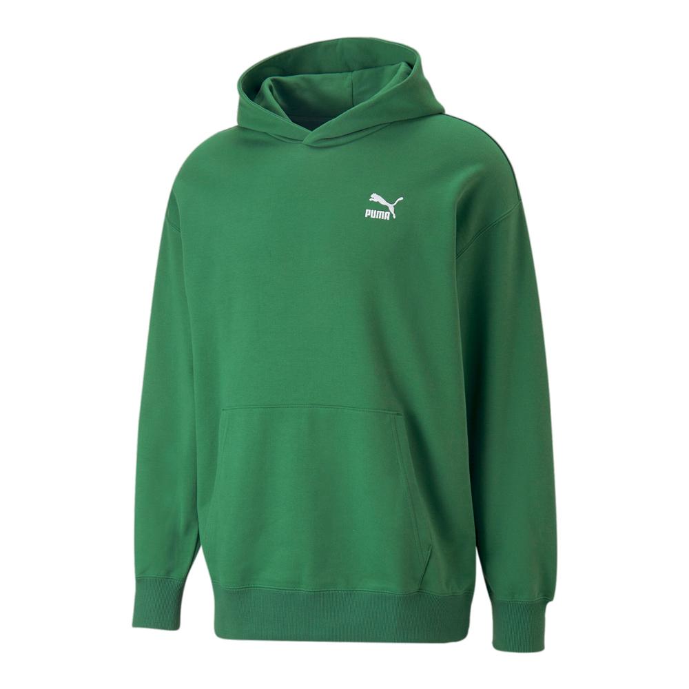 Sweat à Capuche Vert Puma Homme535601 pas cher