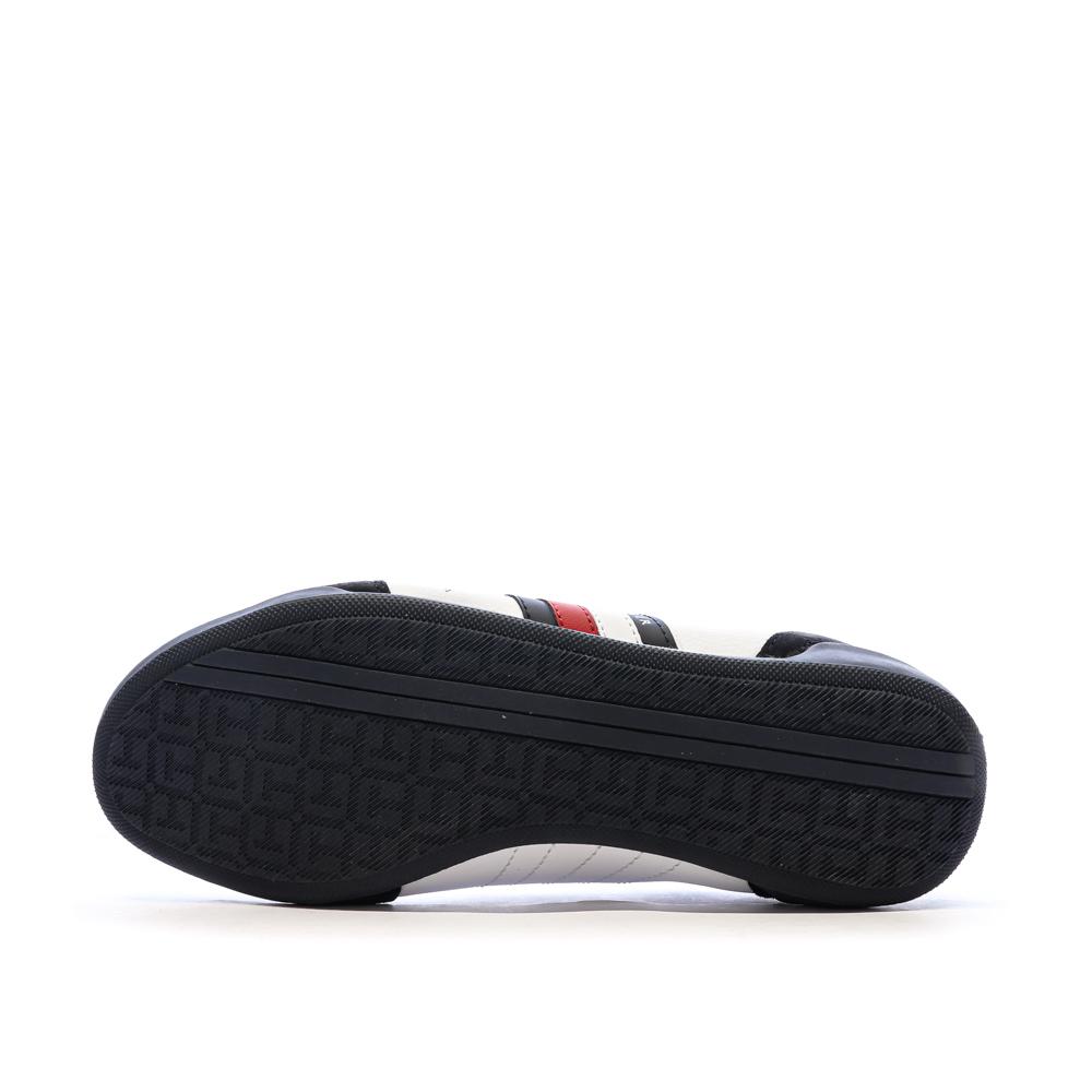 Baskets Blanches/Marines Homme Tommy Hilfiger Corporate Material vue 5