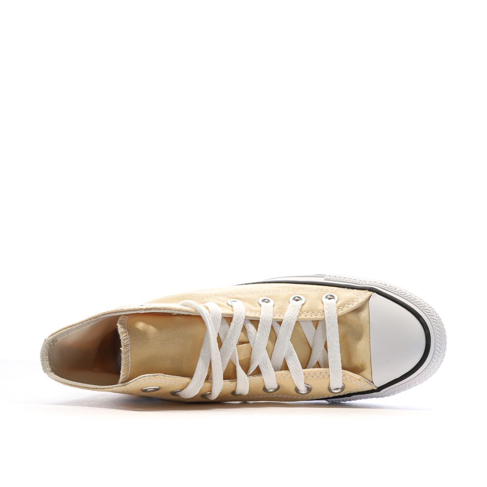 Baskets Jaunes Mixte Converse Chuck Taylor All Star vue 4