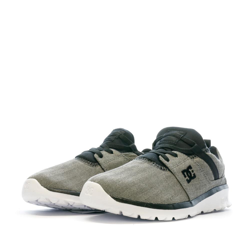 Baskets Grises Garçon Dc shoes Heathrow vue 6