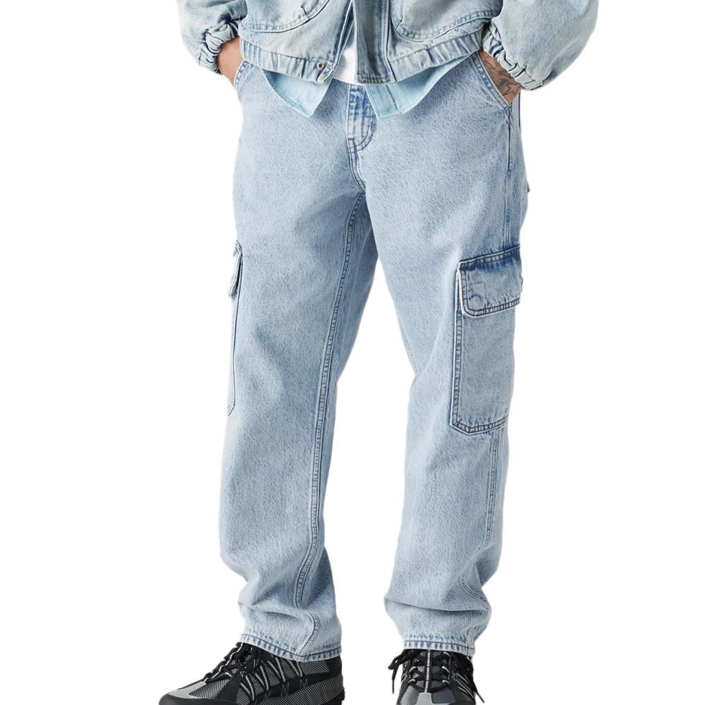 Jean 568 Bleu Clair Homme Levi's Loose Cargo Light pas cher