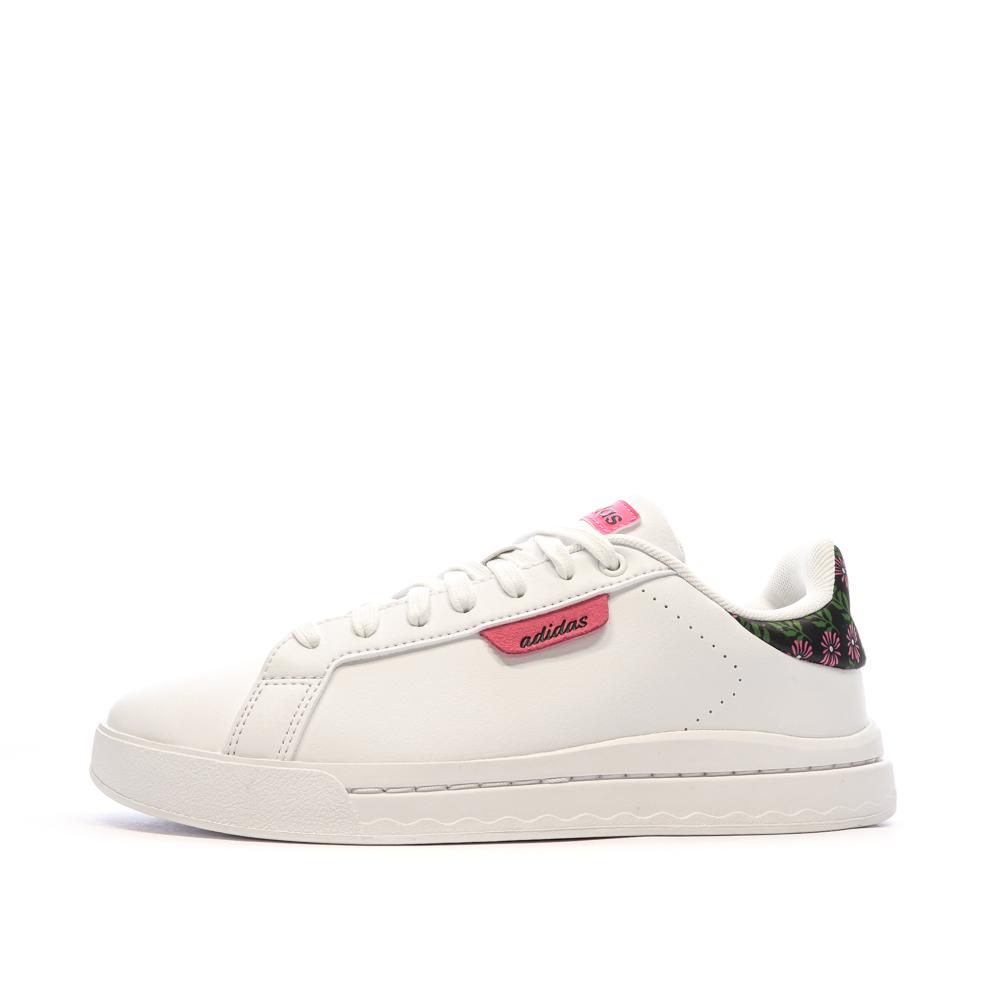 Baskets Blanches Femme Adidas Court IF8687 pas cher