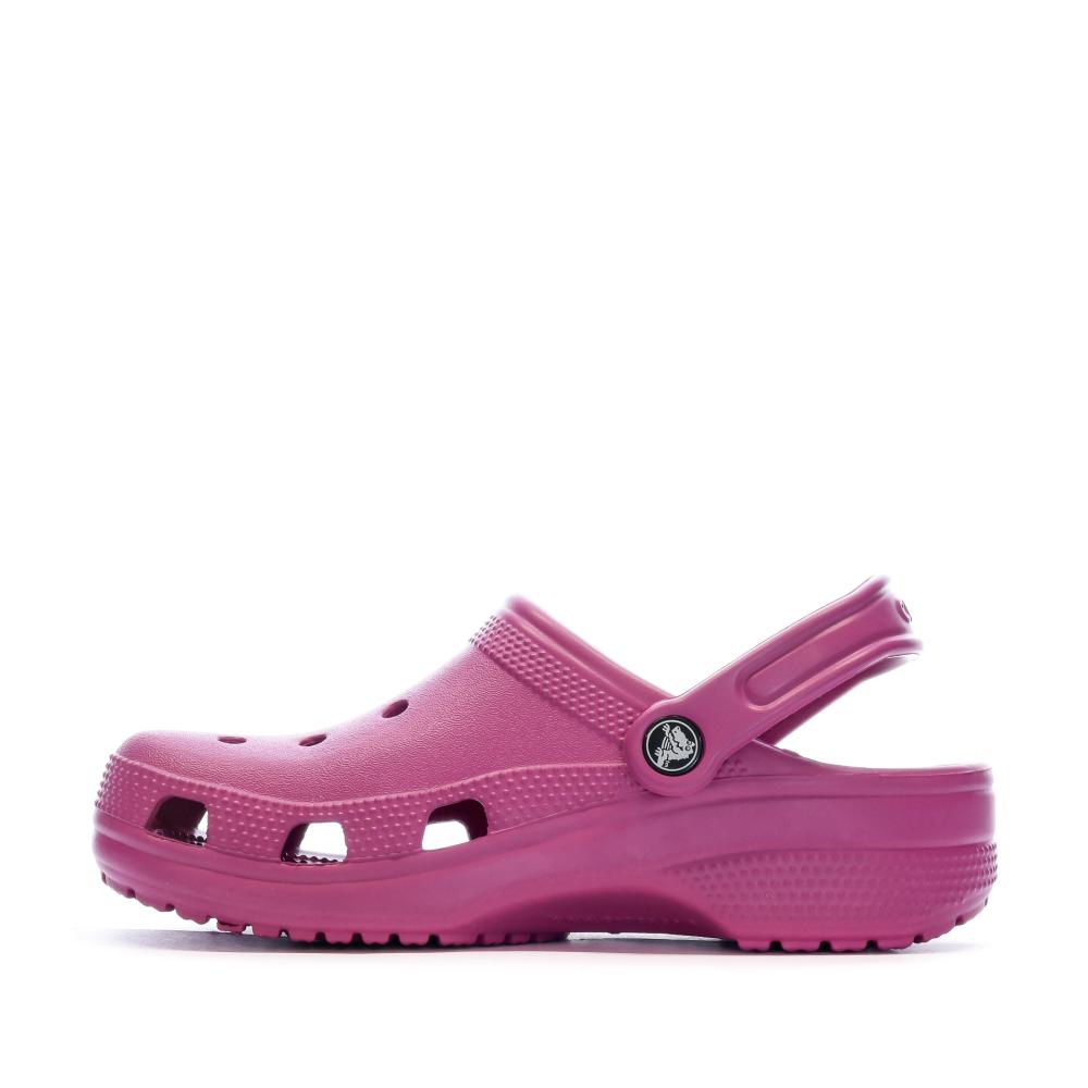 Sandales Crocs Fushia Femme Classic Sabot U pas cher