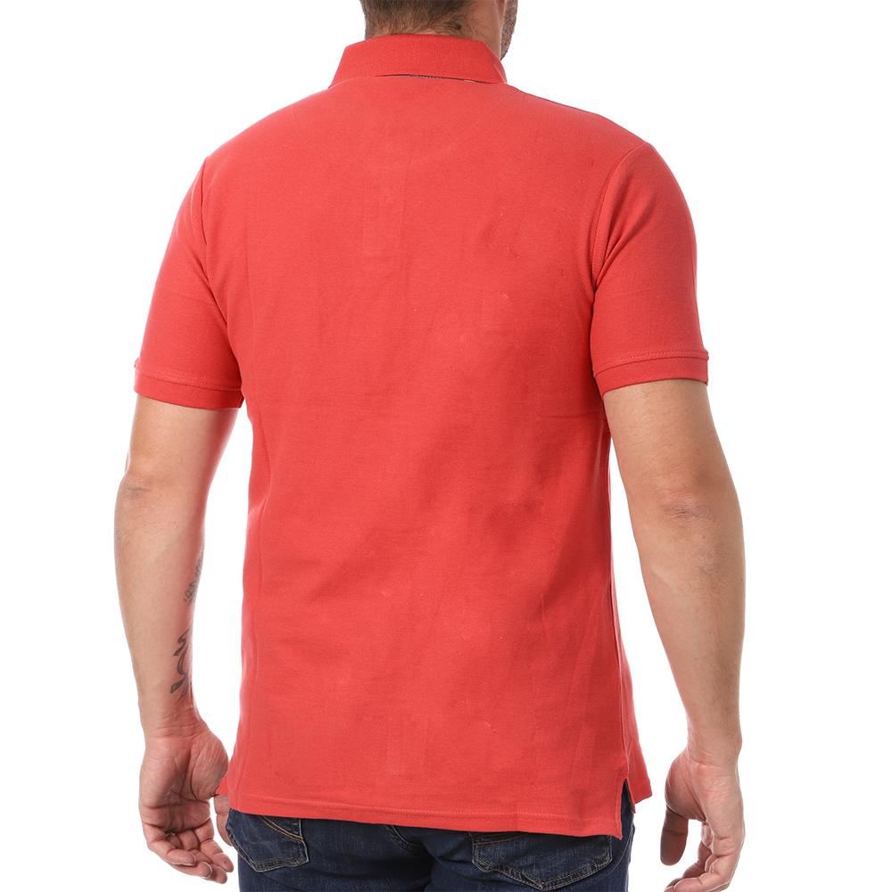 Polo Rouge Vif Homme Lee Cooper Opan vue 2