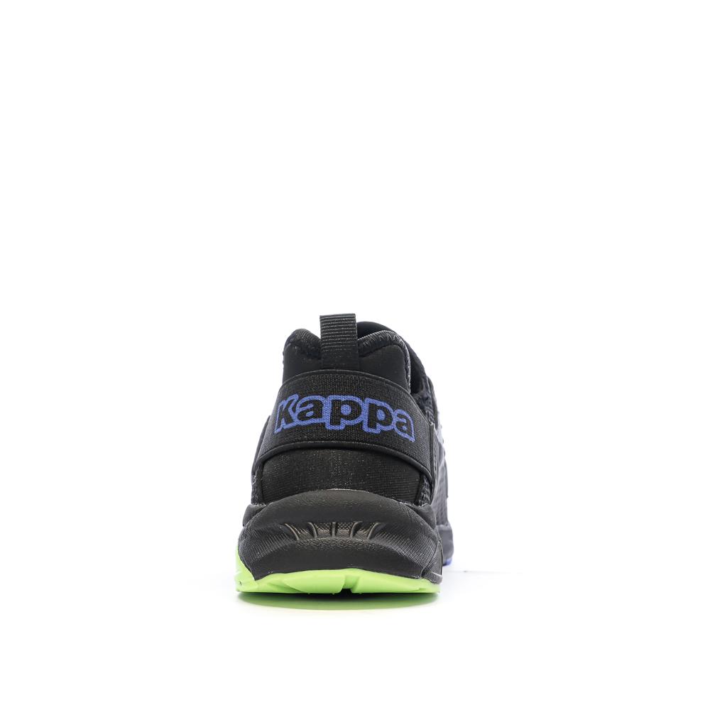 Baskets Noires/Bleu/Vert Garçon Kappa San Puerto vue 3