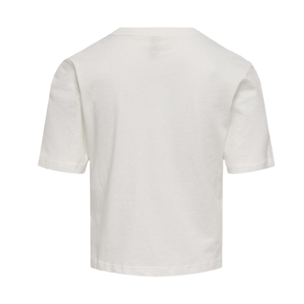 T-Shirt Blanc Fille Kids ONLY Kogrex vue 2