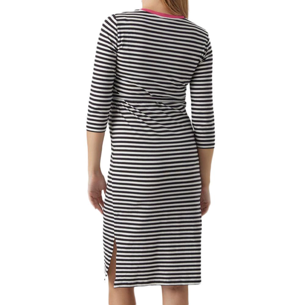 Robe Noire/Blanche Femme Mamalicious Gisela vue 2
