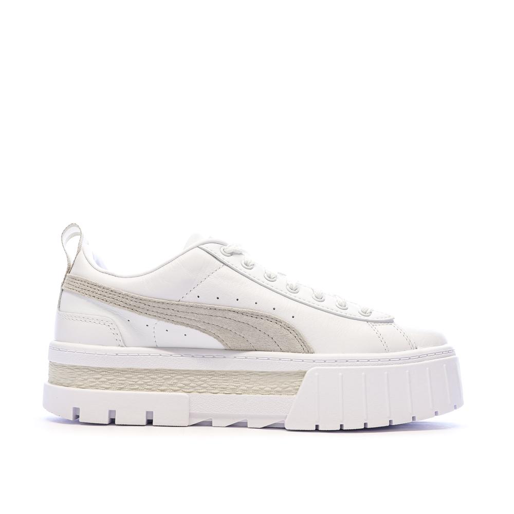 Baskets Blanc/Beige Femme Puma Mayze 381983 vue 2
