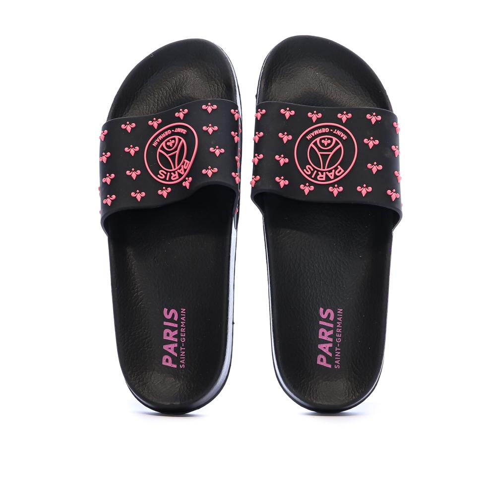 Claquettes Noir/Rose Homme PSG Citral vue 3