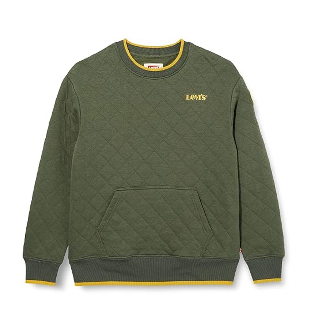 Sweat Kaki Garçon Levi's 8ED538 pas cher