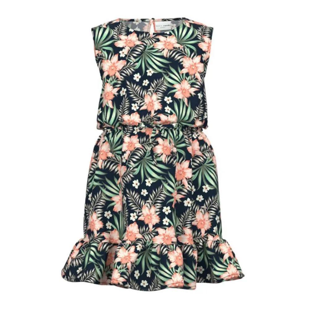 Robe Marine/Rose Fille Name it Spencer pas cher