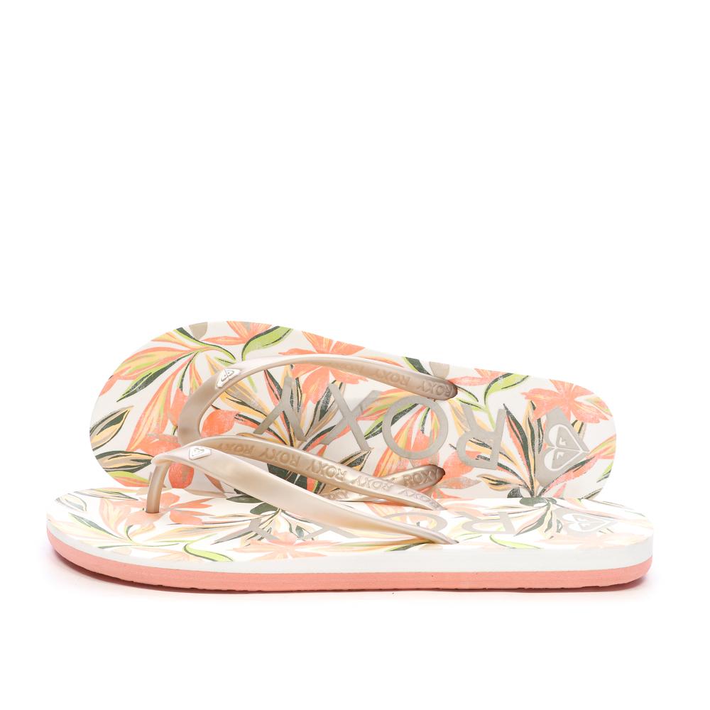 Tongs Orange Femme Roxy Tahiti Vii pas cher