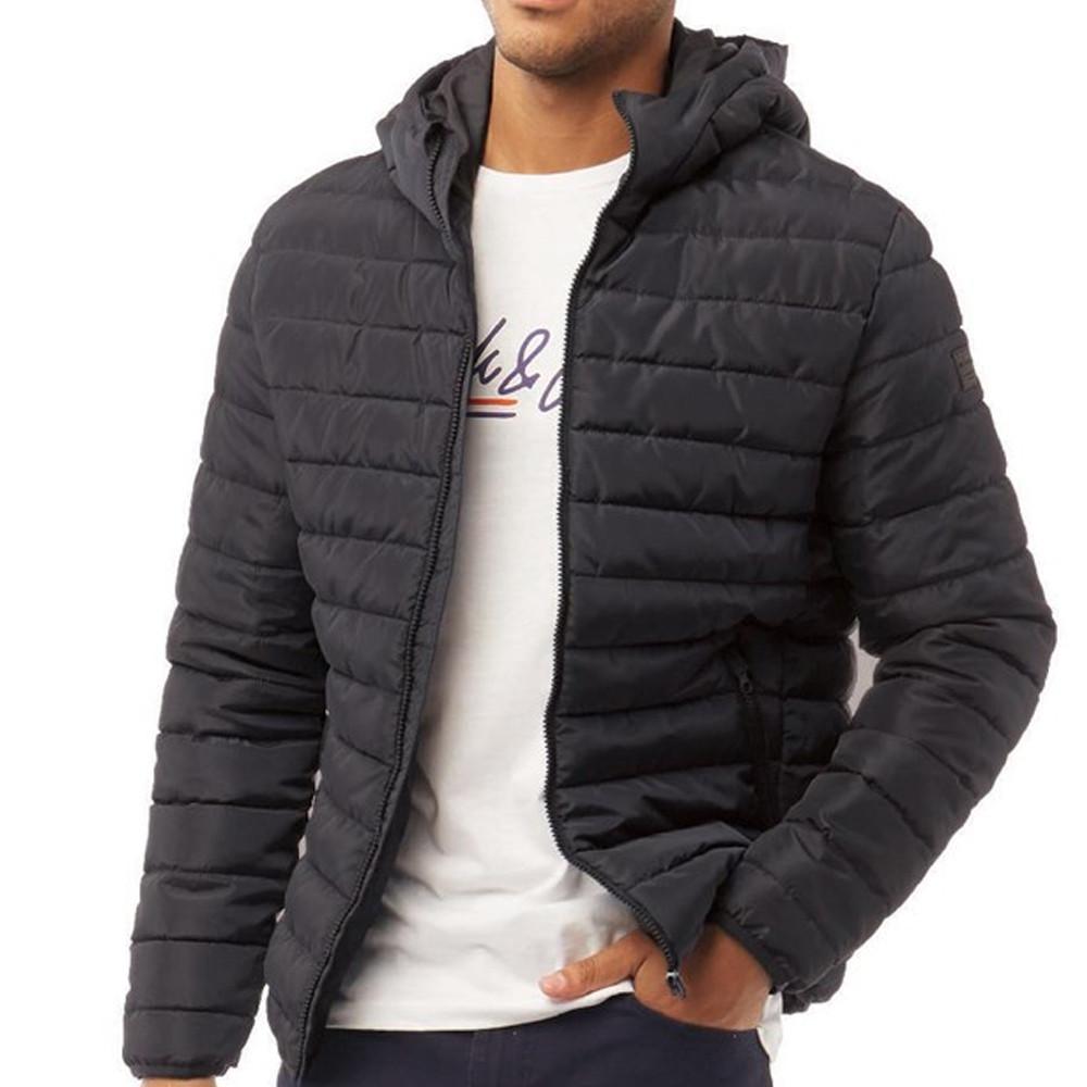 Doudoune Noire Homme Jack & Jones Wing pas cher