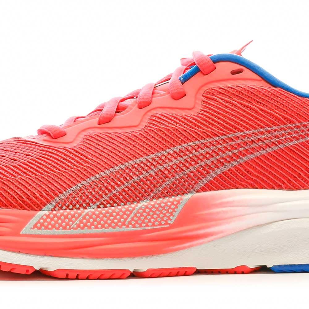 Chaussures de Running Rouge Femme Puma Velocity Nitro 2 vue 7