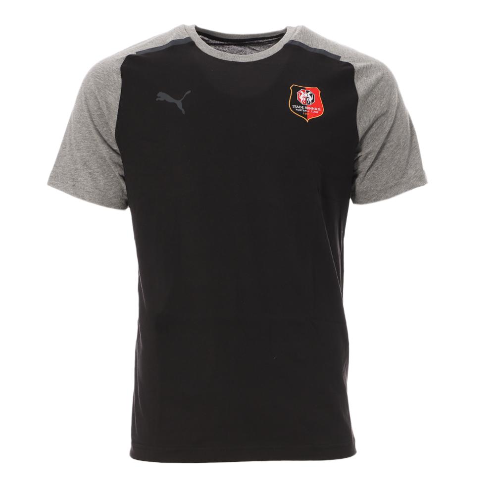 Stade Rennais T-shirt Noir Noir Puma Cas 935271 pas cher