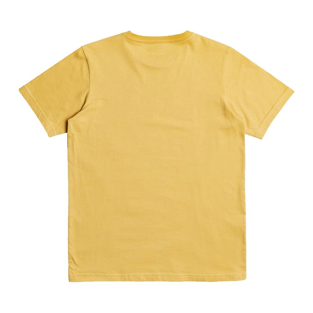 T-shirt Jaune Garçon Quiksilver Like Gold vue 2