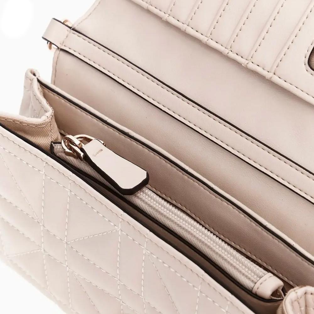 Sac à bandoulière Ecru Femme Guess Brera vue 3