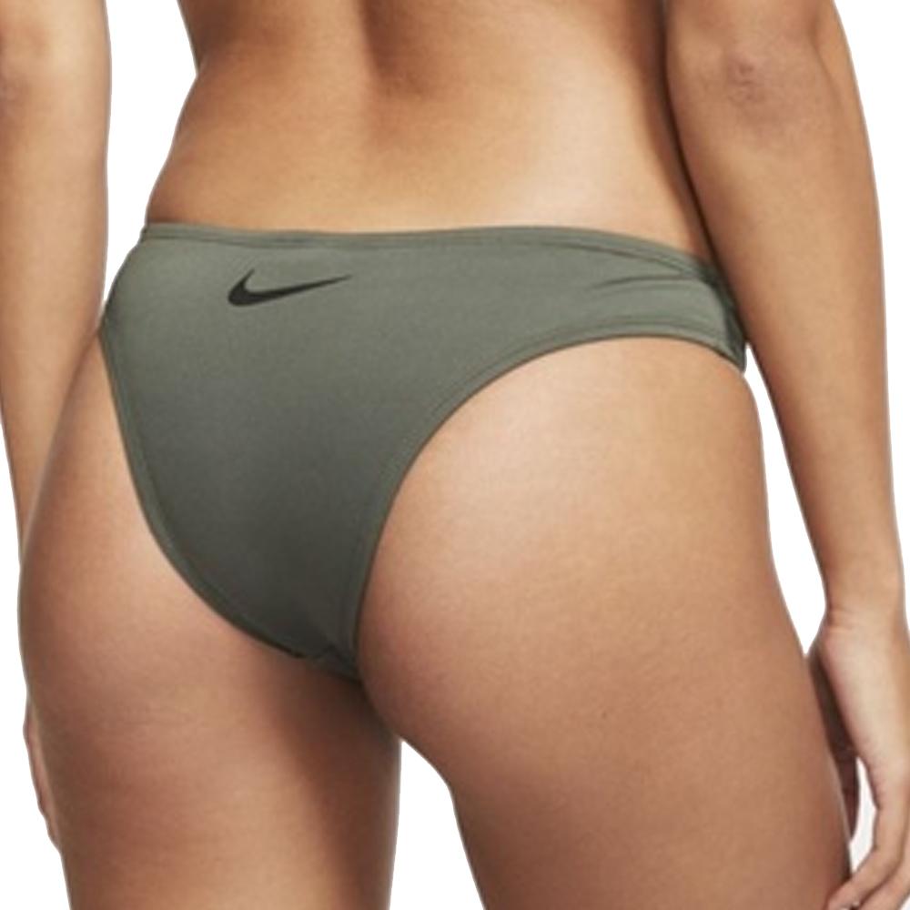 Bas de maillot de bain Kaki Femme Nike Cheeky Bottom vue 2