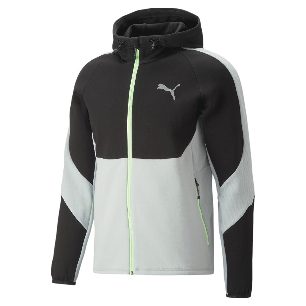 Sweat à Capuche Gris/Noir Homme Puma Evo pas cher