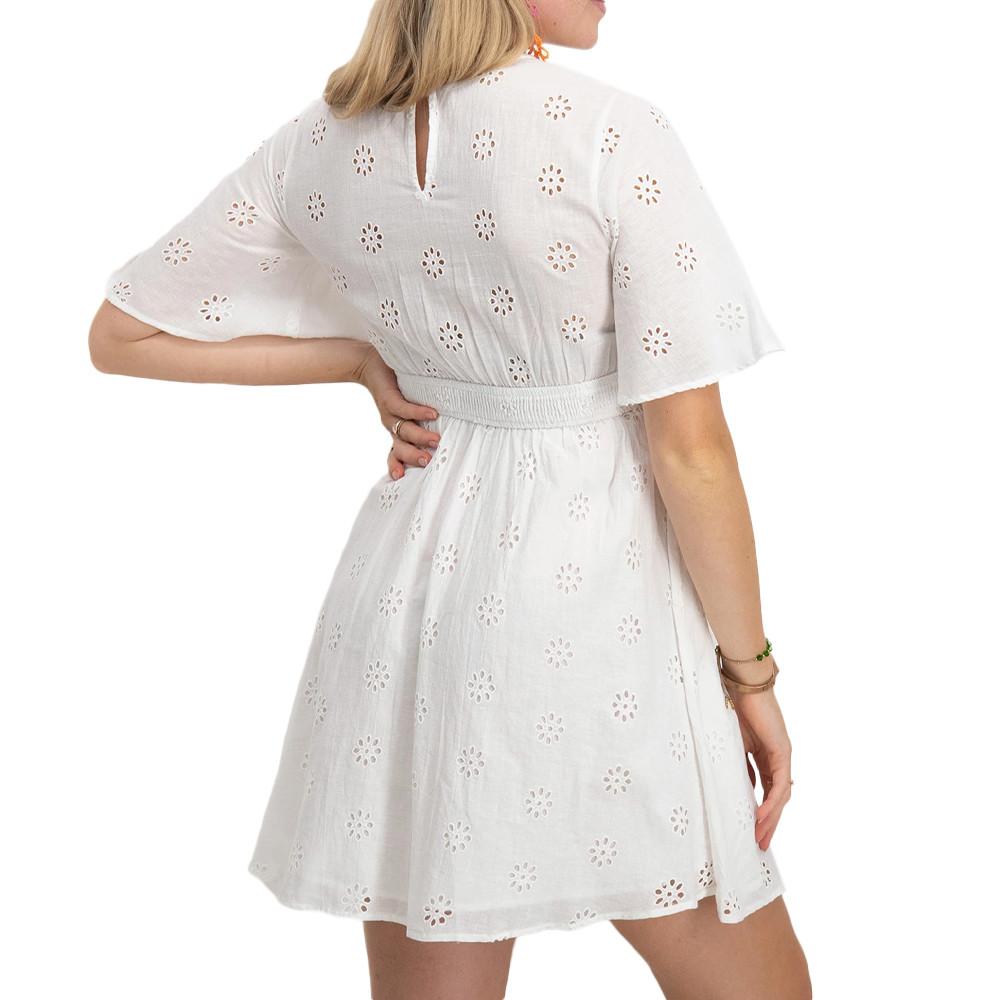 Robe Blanche Femme Vero Moda Closed vue 2