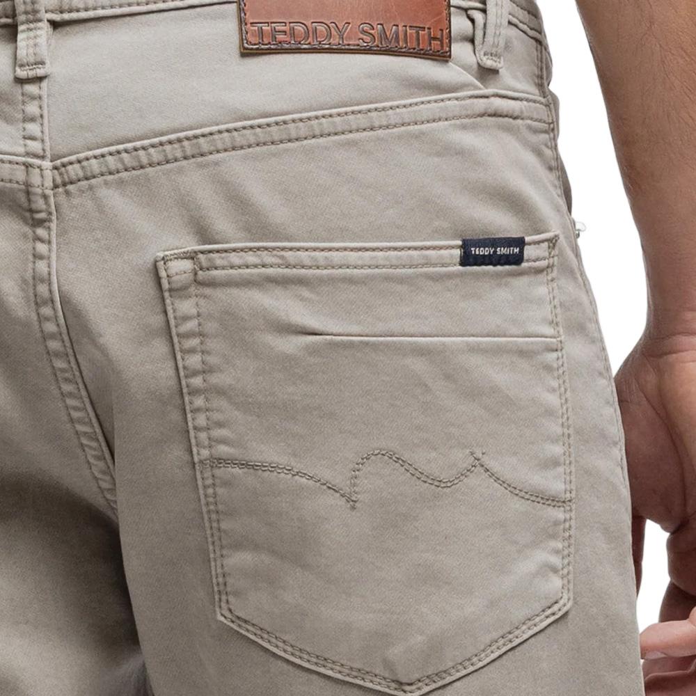 Herren-Skinny-Jeans in Khaki von Teddy Smith Rock Ansicht 2