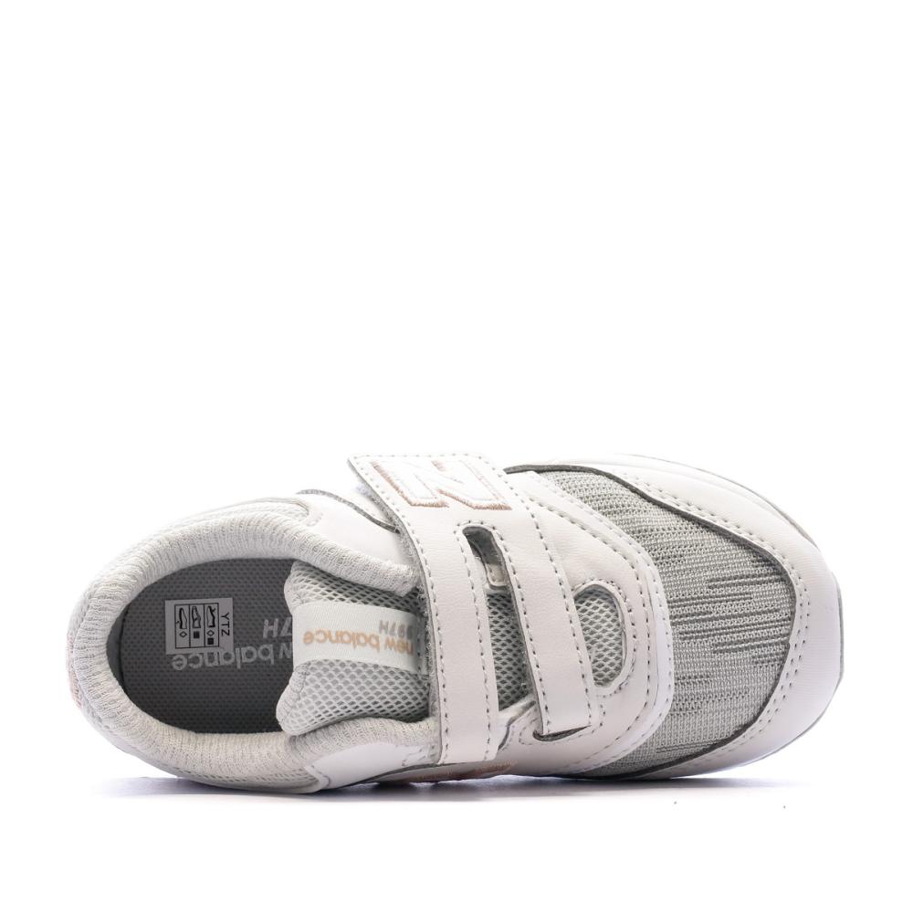 Baskets Grise/Rose Fille New Balance IZ997 vue 4