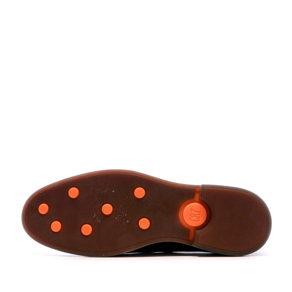 Mocassins Marine/Orange Homme CR7 Porto vue 5