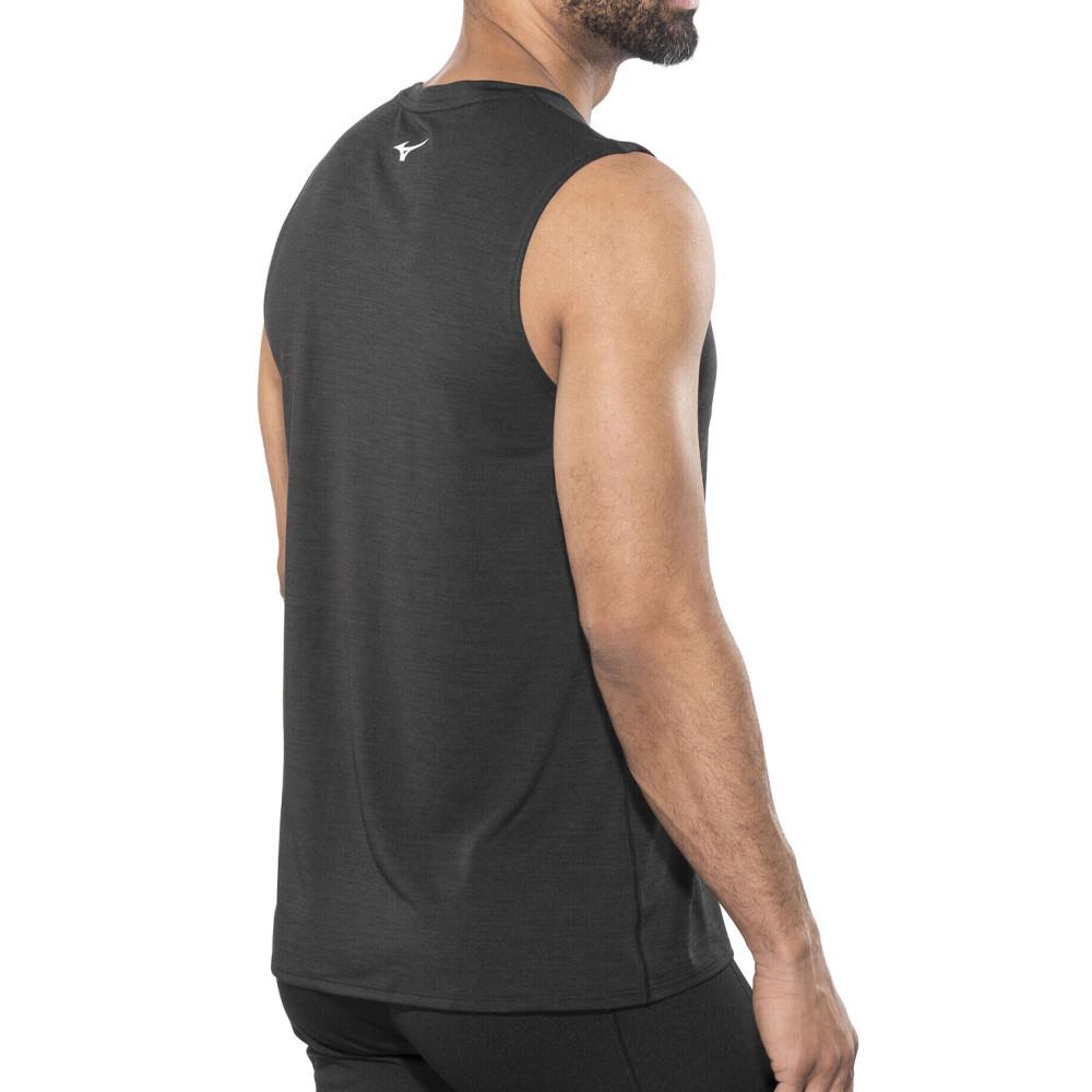 Débardeur Noir Homme Mizuno Impulse Core vue 2