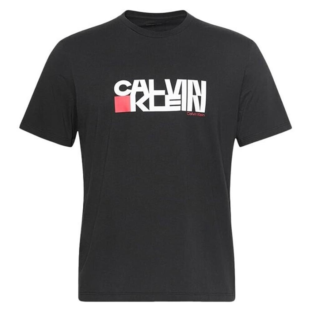 T-Shirt Noir/Rouge Homme Calvin Klein Jeans LV04RD814G vue 2