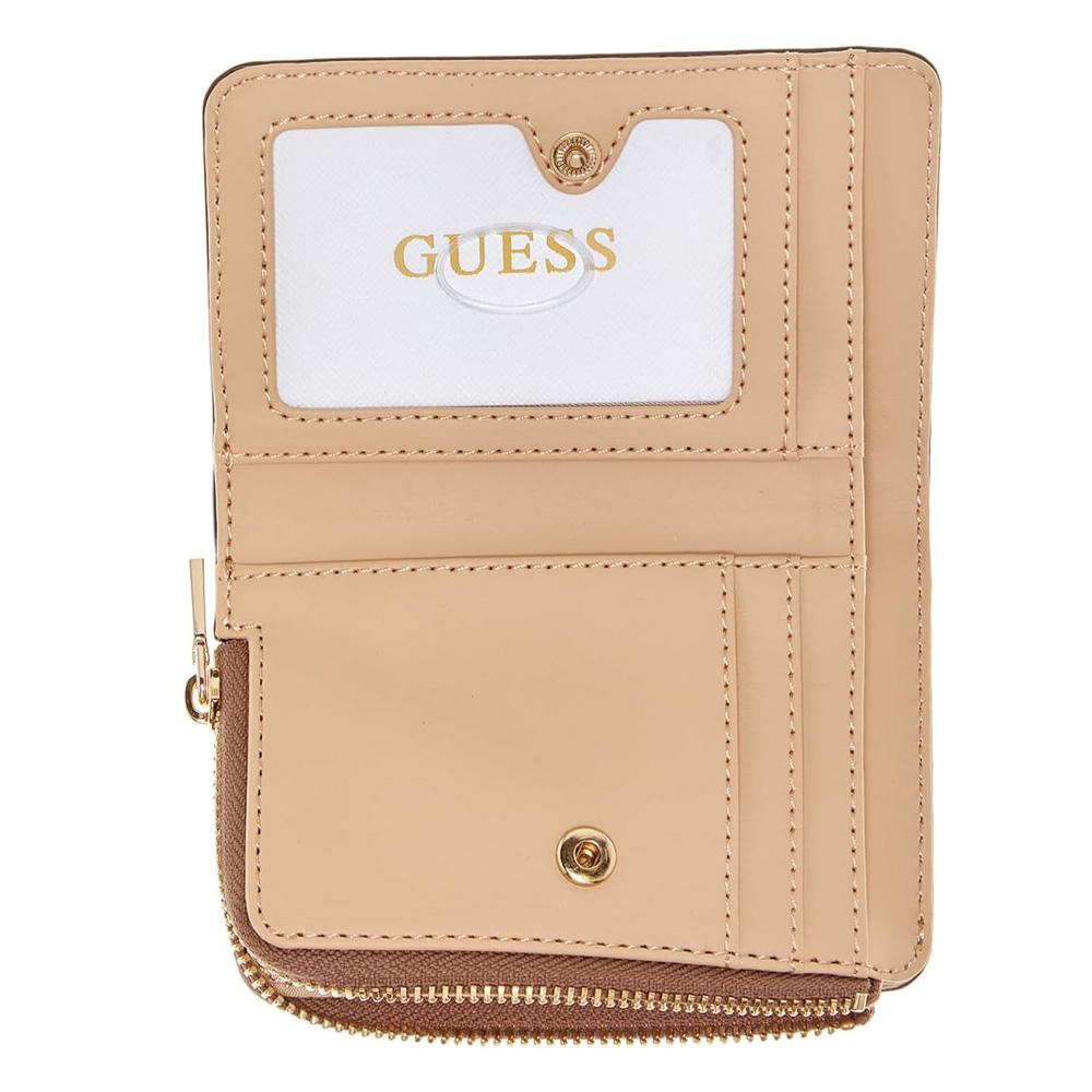 Portefeuille Marron Femme Guess Laurel Slg Zip vue 2
