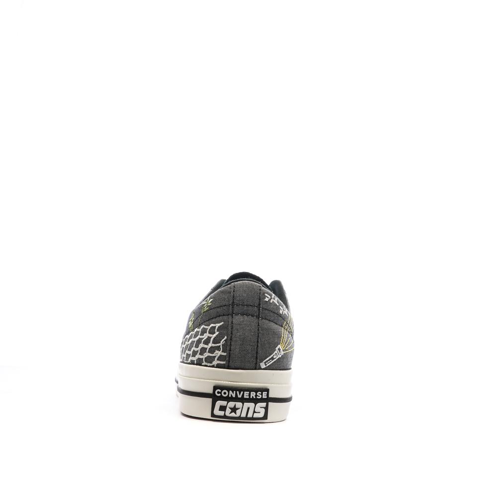 Baskets Noires loisirs Homme Converse One Star Pro A03666C vue 3