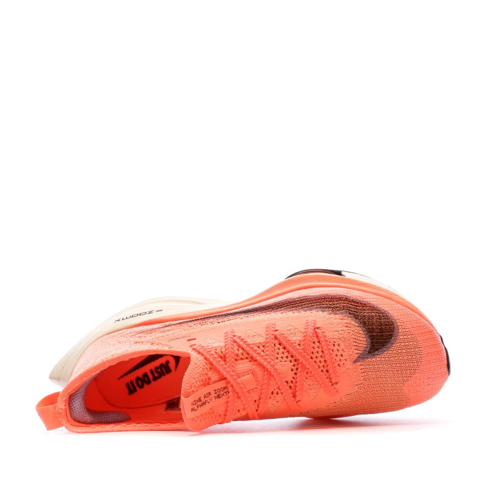 Chaussures de running Oranges Femme Nike Air Zoom Alphafly vue 4