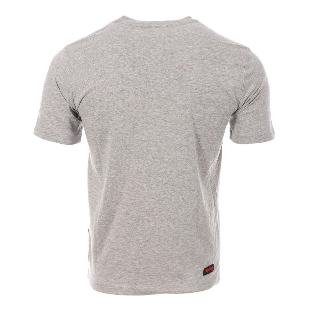 T-shirt Gris/Rouge Homme Supreme Italfigo vue 2