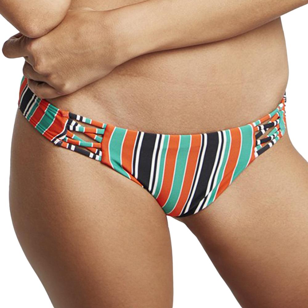Bas de Maillot de Bain Vert/Rouge Femme Billabong Tropic pas cher