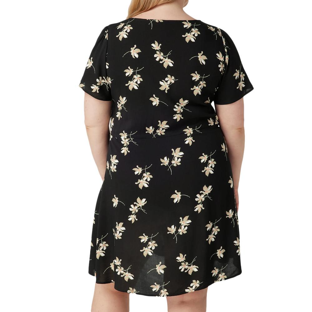 Robe Noir à Motifs Femme Vero Moda Curve Easy S vue 2