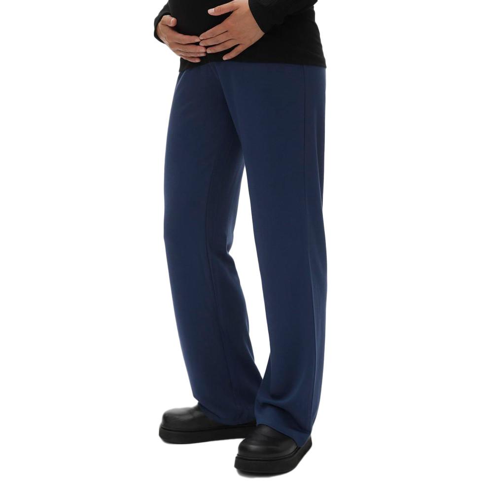 Pantalon de Grossesse Marine Femme Mamalicious Wide pas cher