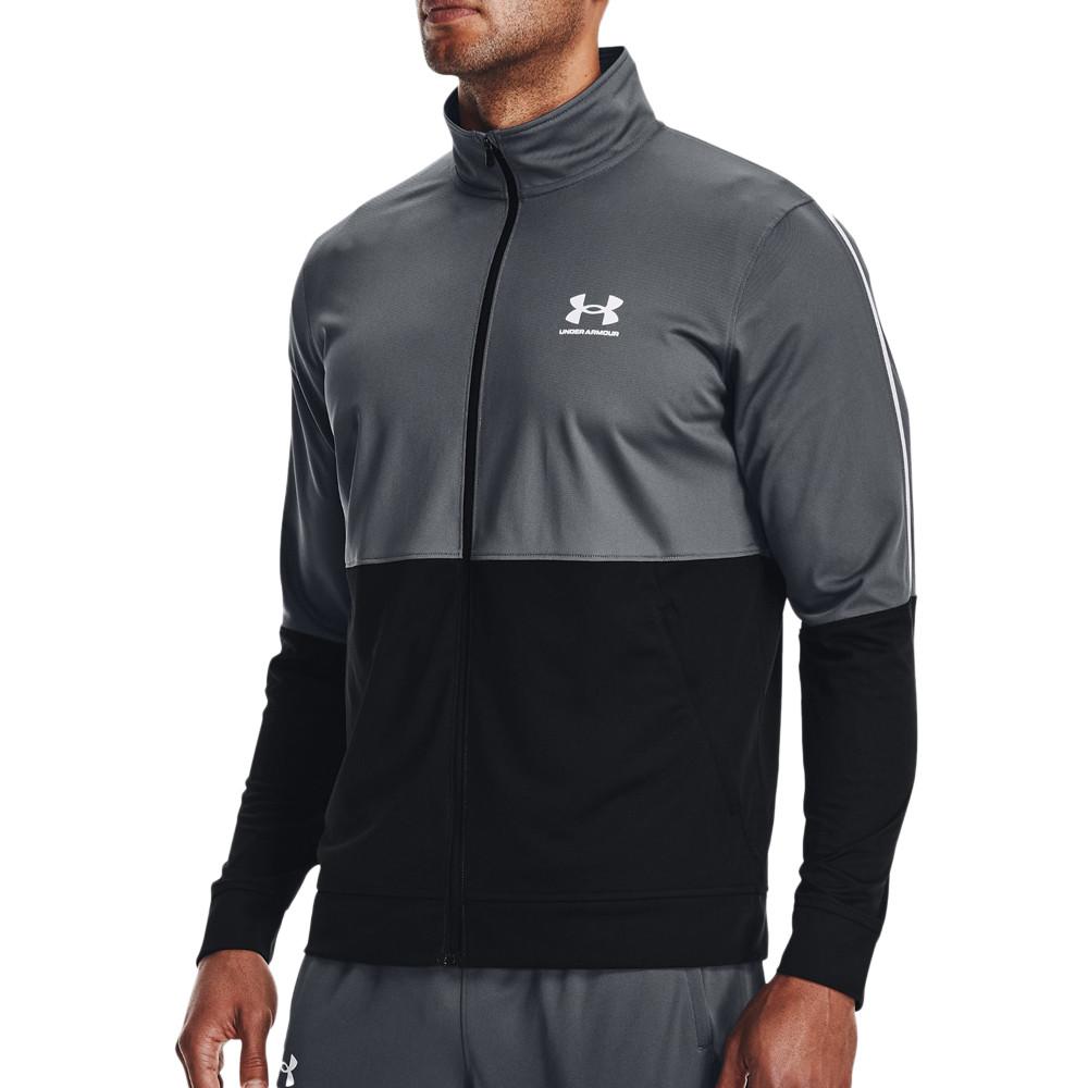 Veste de survêtement Gris Homme Under Armour Pique Track pas cher