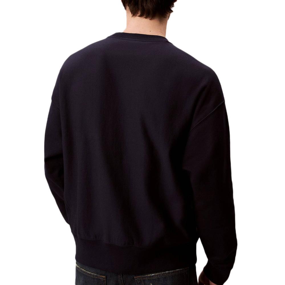Sweat Marine Homme Calvin Klein Jeans 350terry Mono vue 2