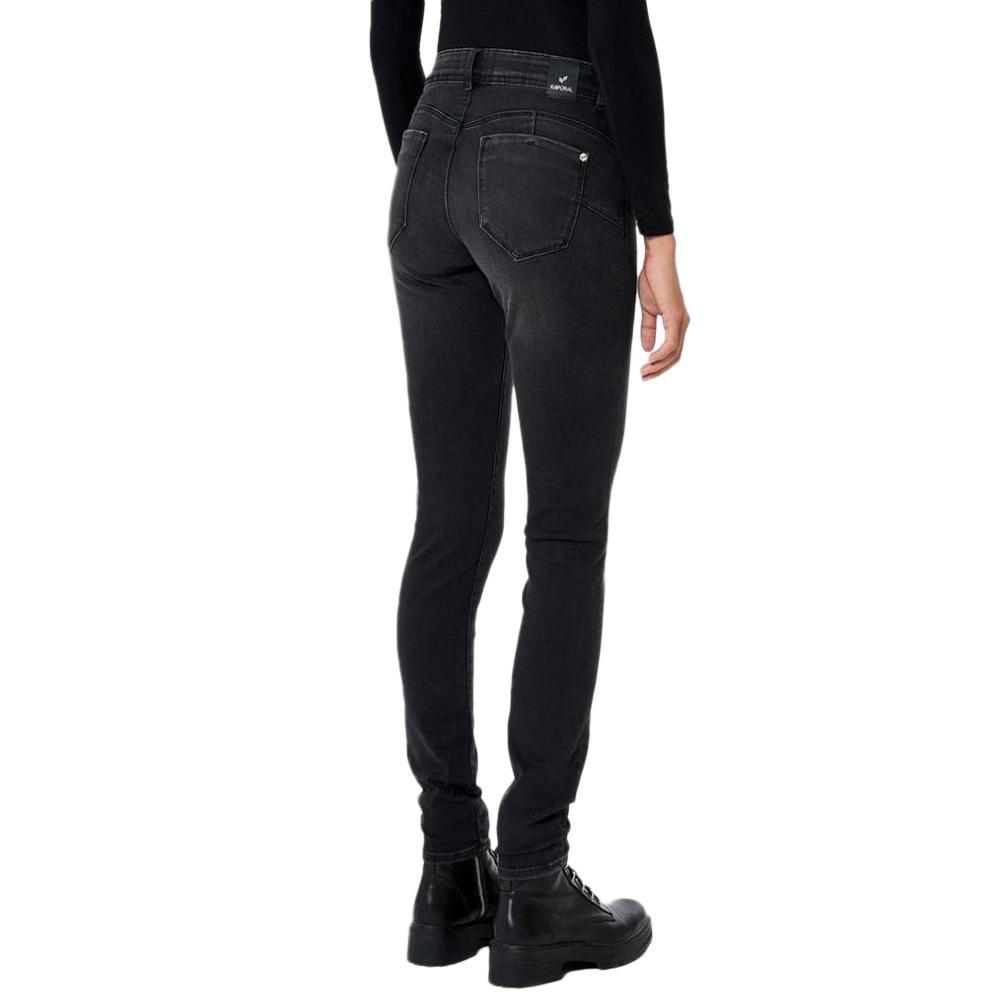 Jean Skinny Noir Mat Femme Kaporal LOCKK vue 2