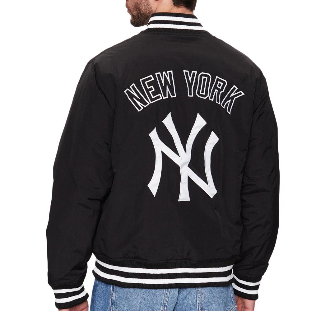 Veste Bomber Noir Homme New Era Team Logo vue 2