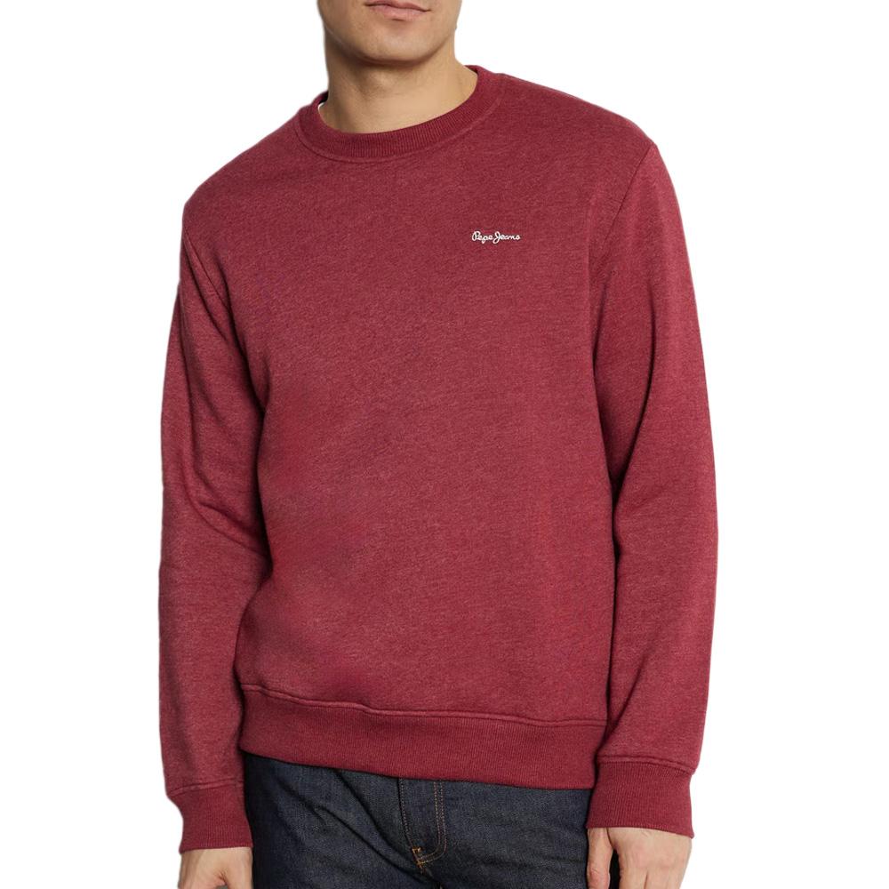 Sweat Bordeaux Homme Pepe jeans Griffin Crew pas cher