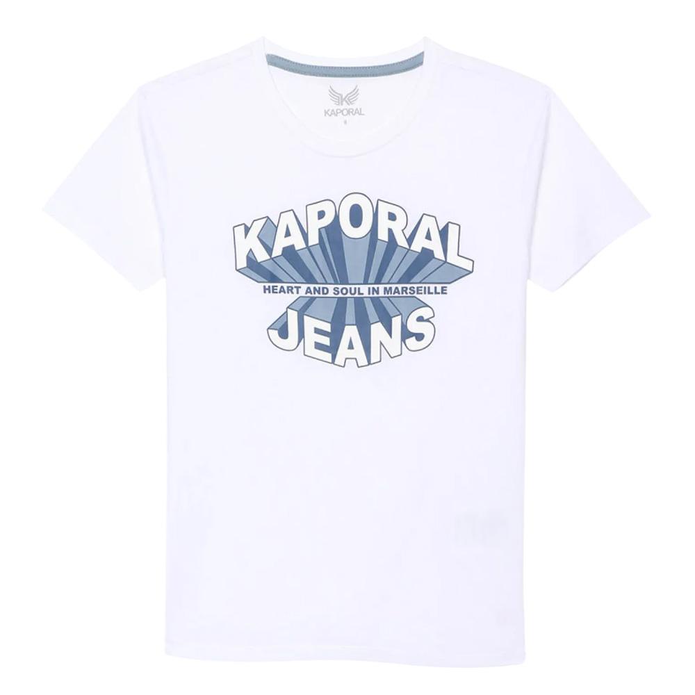T-shirt Blanc Homme Kaporal Theom pas cher
