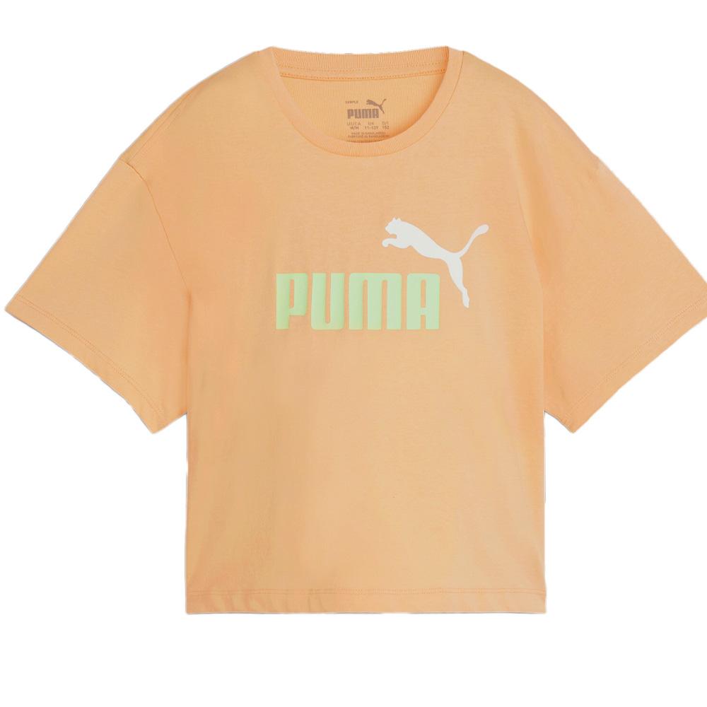 Crop top Orange/Vert Fille Puma 845346 pas cher